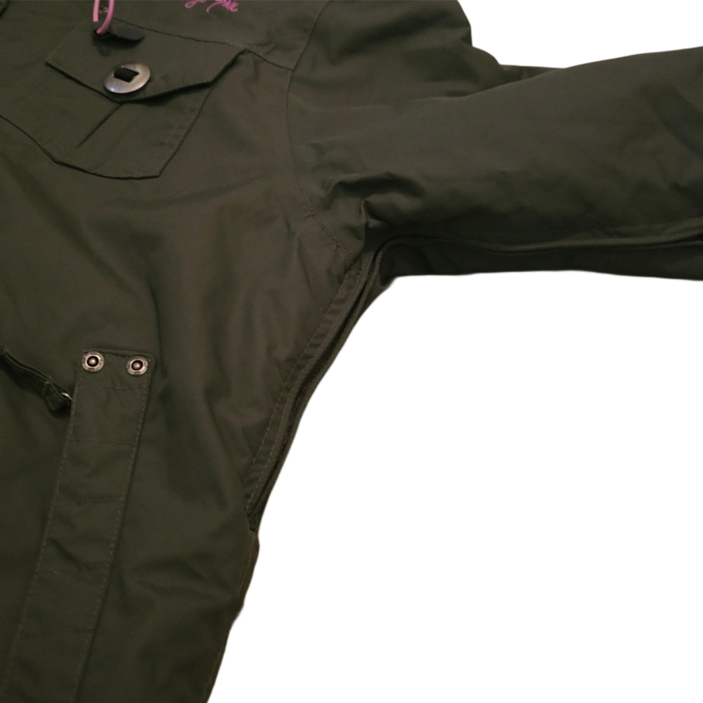 686 Six Eight Six Green and Pink Ski Snowboard Jacket - Medium - Picture 10 of 10